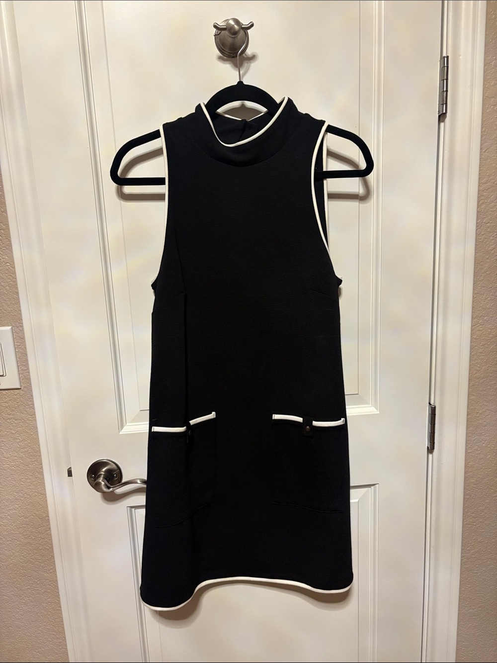 Anthropologie Maeve Black & White Sheath Dress